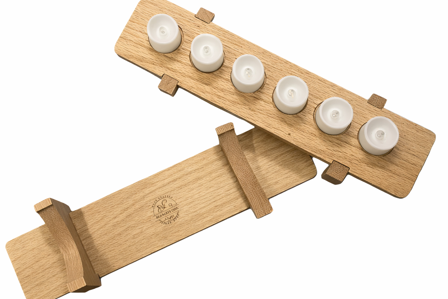 Old Salty Mill Votive Candle Holder with Free Battery-Operated Candles