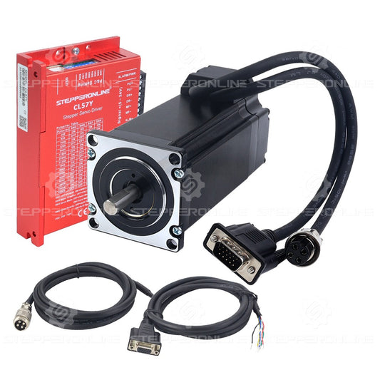 YS Series 1 Axis Closed Loop Stepper CNC Kit 3.00Nm(424.83oz.in) Nema 23 Motor w/ 2.0m Cables & Driver (StepperOnline)