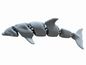 Articulated Dolphin - Matte Grey