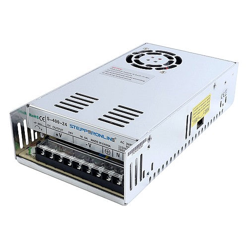 400W 24V 16.7A 115/230V Switching Power Supply Stepper Motor CNC Router Kits (StepperOnline)