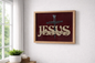 Jesus Nail Cross Shadow Box | “The Way • The Truth • The Life” | Old Salty Mill