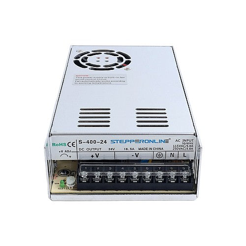400W 24V 16.7A 115/230V Switching Power Supply Stepper Motor CNC Router Kits (StepperOnline)