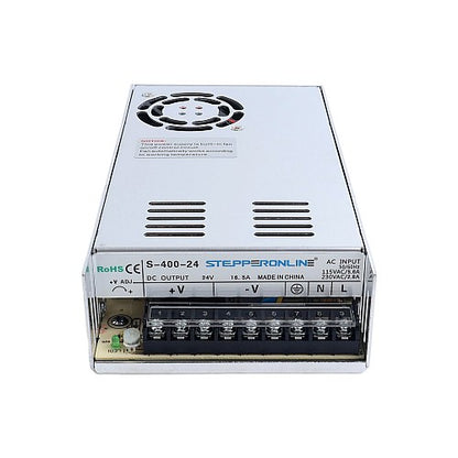 400W 24V 16.7A 115/230V Switching Power Supply Stepper Motor CNC Router Kits (StepperOnline)
